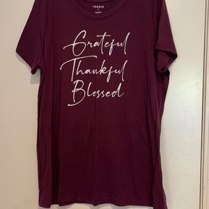 Torrid size 2 short sleeve shirt